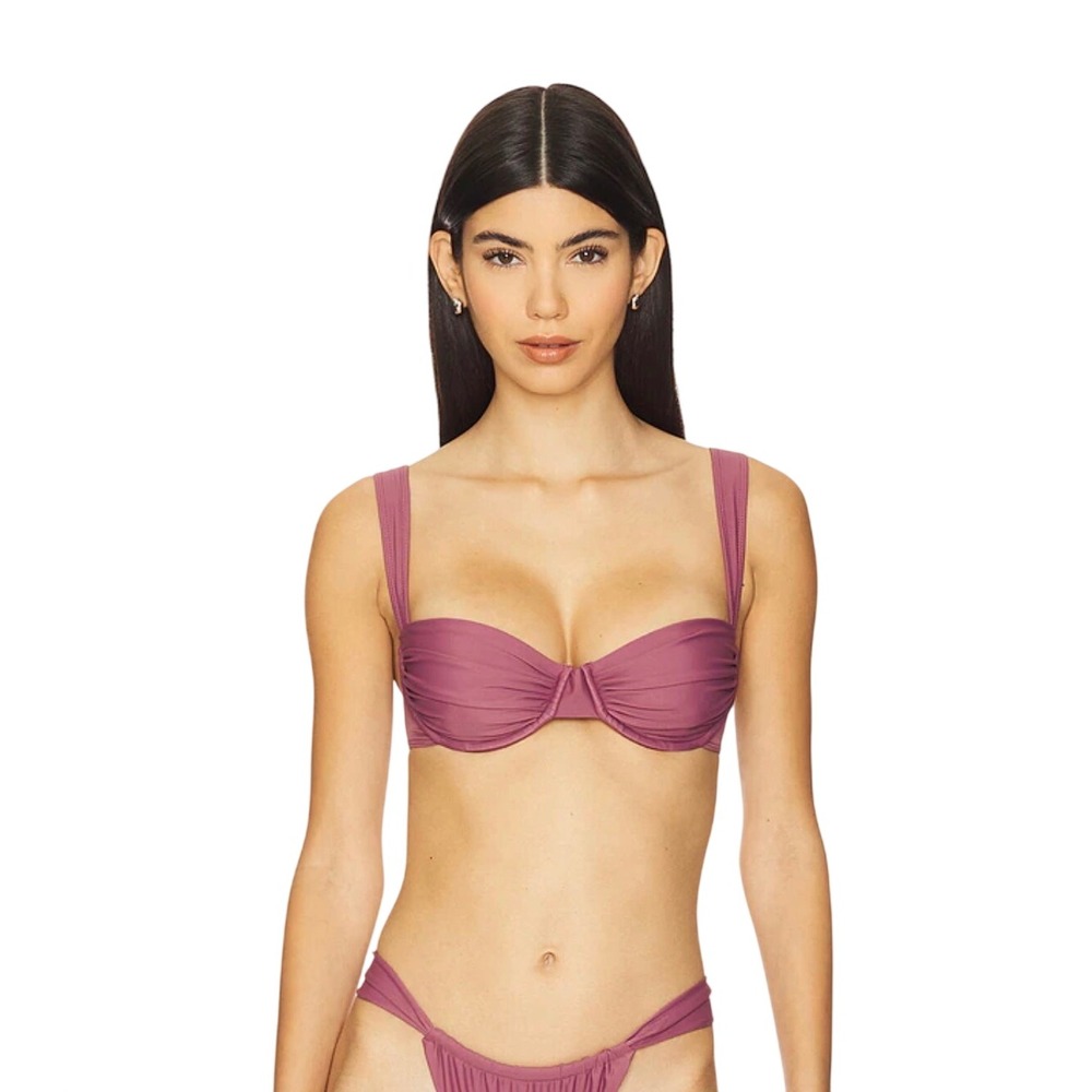 Belle Anna Oracle Bikini Top in Plum v Medium (READ)
